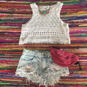 Eloise Crochet Crop Top